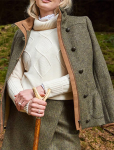 Bracken Ladies Tweed Jacket - Heath