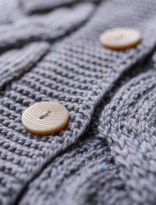 Super Soft V- Neck Chunky Cable Knit Cardigan [Free Express