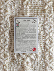 Holmes Clan Aran Throw
