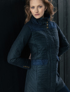 Jodie Waxed Coat - Heritage Navy