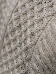 Women's Dún Aonghasa Heavyweight Aran Sweater - Skiddaw