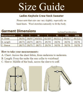 Women's Keyhole Crew Neck Aran Sweater‎‎‎‎‎‎