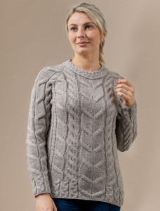 Cable Knit Aran - Toasted Oat