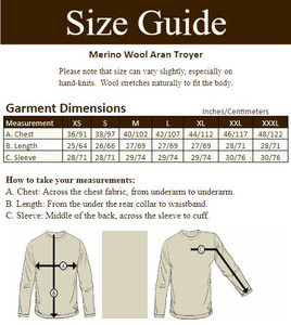 Merino Wool Aran Troyer‎‎‎‎‎