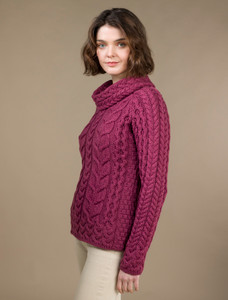 Super Soft Cowl Neck Aran‎