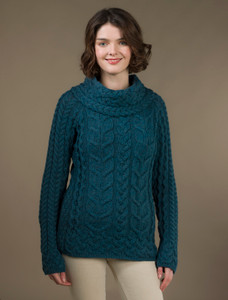 Super Soft Cowl Neck Aran -