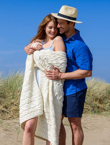 Super Soft Aran Throw - Classic Aran