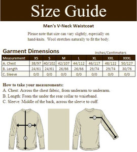‎Men's V-Neck Waistcoat‎