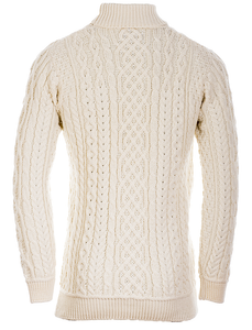 Super Soft Mens Wool Turtleneck Sweater Back