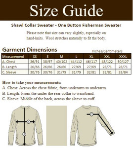 ‎Shawl Co‎llar Sw‎eater - One Button Fisherman Sweater