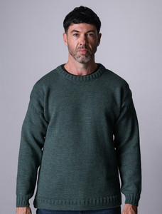 ‎Mens C‎rew Neck Gue‎rnsey Sweater