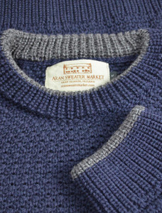 ‎Merino Textured‎ C‎rew Neck Sweater