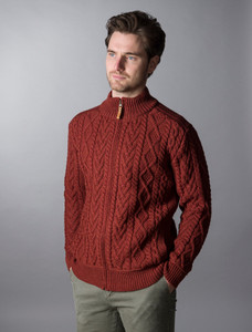 Full Zip Cardigan with Patches - Sienna