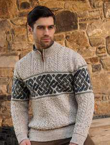Merino Celtic Jacquard - Oatmeal