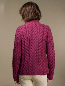 S‎uper Soft Cowl Neck Aran‎