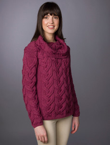 S‎uper Soft Chun‎ky Cable Cow‎l Neck Aran‎‎ 