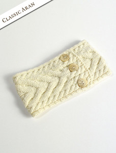 Super Soft Cable Stitch Headband - Classic Aran