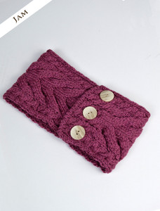 Super Soft Cable Stitch Headband - Jam