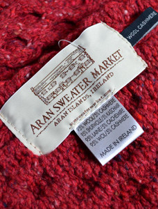 Aran Sweater Market Label