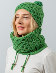 Extra Soft Aran Snood - Kiwi