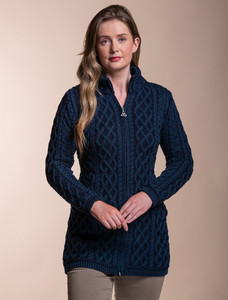Plated Coat with Celtic Zip - Blackwatch Mix