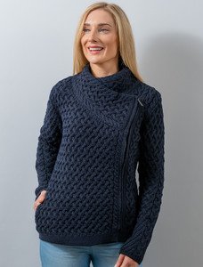 Carlow Trellis Jacket - Navy