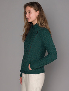 Carlow Trellis Jacket - Evergreen