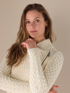 Carlow Trellis Jacket - Natural White