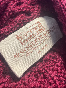 Aran Sweater Market Label