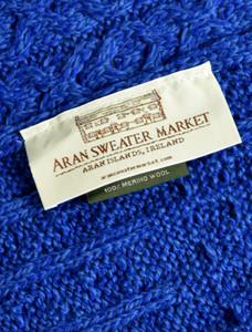 Aran Sweater Market Label