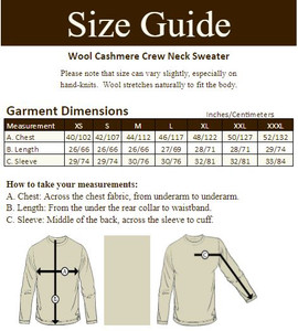 ‎Wool Cashmere Crew‎ Ne‎ck Sweater