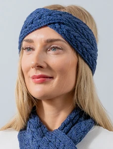 Supersoft Merino Crossover Headband - Ink