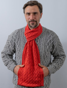 Pull Through Scarf  - Coral