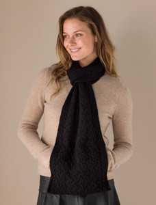 Pull Through Scarf - Black