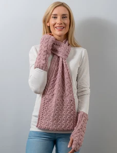 Pull Through Scarf - Winter Rose