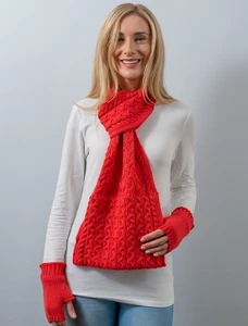 Pull Through Scarf - Coral