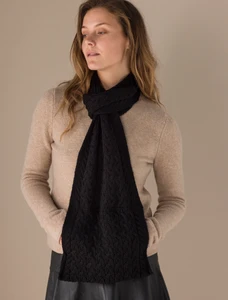 Pull Through Scarf - Black