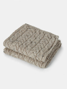 Aran Heritage Cable Scarf - Skiddaw