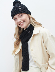 Aran Loop Scarf - Derby