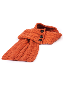Aran Loop Scarf - Autumn Leaf