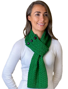 Aran Loop Scarf - Kiwi