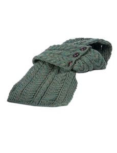 Aran Loop Scarf - Connemara Green