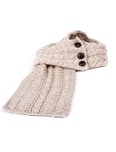 Aran Loop Scarf - Wicker