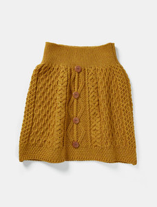 Aran Mini Skirt - Sunflower Yellow 
