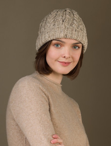 Aran Heritage Cable Wool Hat - Skiddaw
