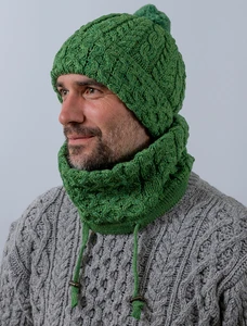 Extra Soft Aran Snood - Kiwi