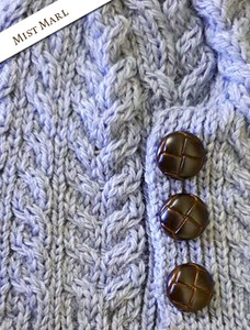  Merino Pom Pom Hat - Mist Marl