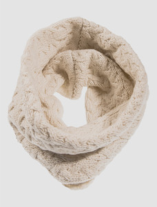 Super Soft Aran Infinity Scarf - Classic Aran