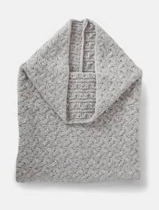 Super Soft Aran Infinity Scarf - Toasted Oat