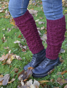 Merino Wool Aran Leg Warmers